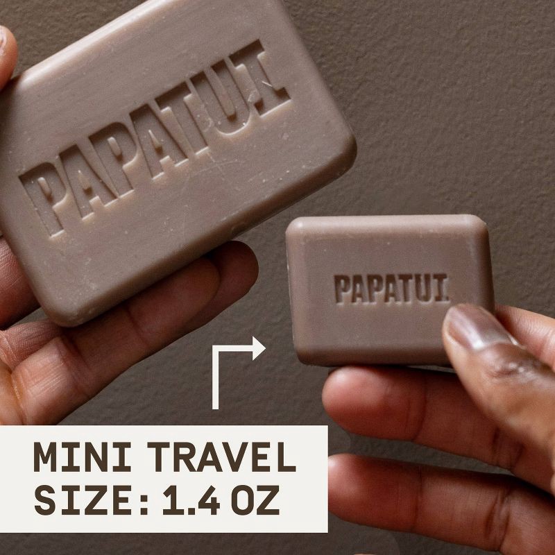 slide 3 of 10, Papatui Men's Exfoliating and Hydrating Sulfate-Free Mango Butter, Avocado Oil and Ceramides Mini Bar Soap - Lush Coconut - 1.4oz, 1.4 oz