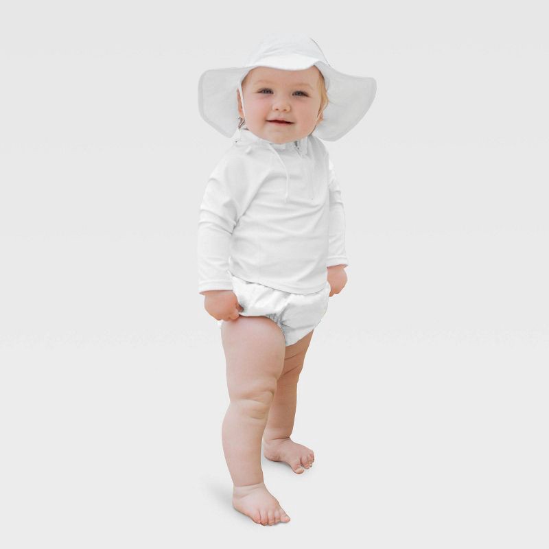 slide 2 of 3, Green Sprouts Baby Swim Diaper - White 24M, 1 ct