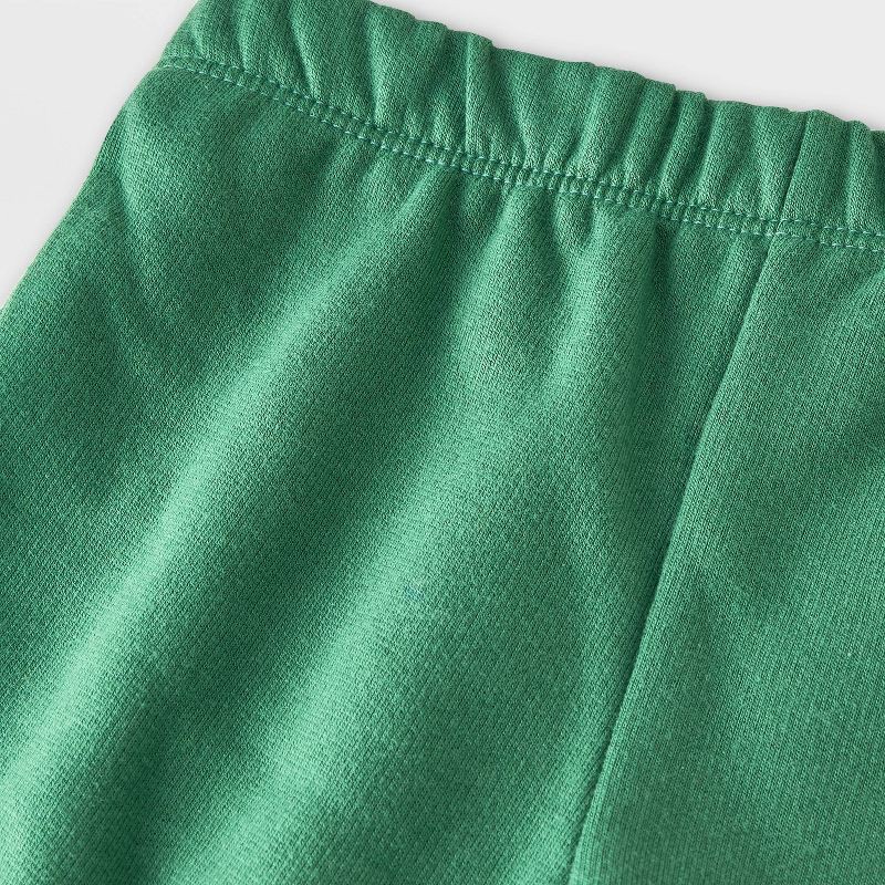 slide 4 of 4, Baby 2pc Holiday Checkered Christmas Tree Fleece Sweatshirt and Pull-On Pants Set - Cat & Jack™ Green 12M, 2 ct