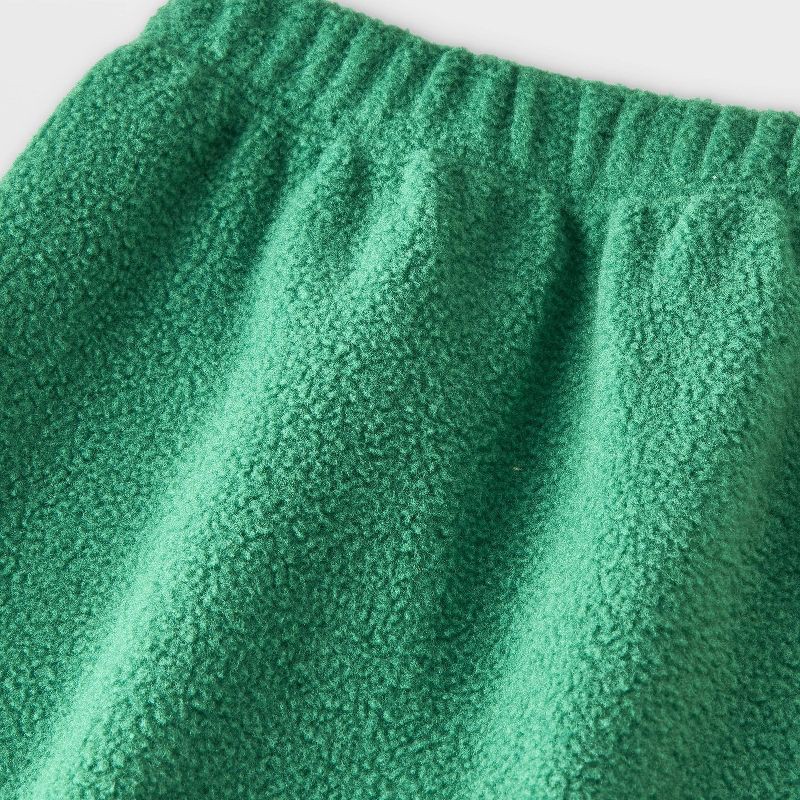 slide 4 of 4, Baby Boys' 2pc Fleece Sweatshirt and Jogger Pants Set - Cat & Jack™ Green 3-6M, 2 ct