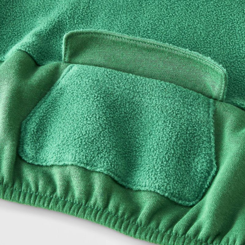 slide 3 of 4, Baby Boys' 2pc Fleece Sweatshirt and Jogger Pants Set - Cat & Jack™ Green 6-9M, 2 ct