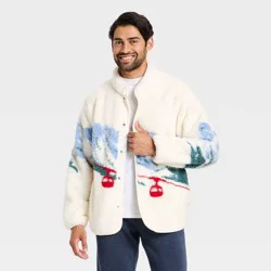 Men's High Pile Jacket - Goodfellow & Co™ Cream XL