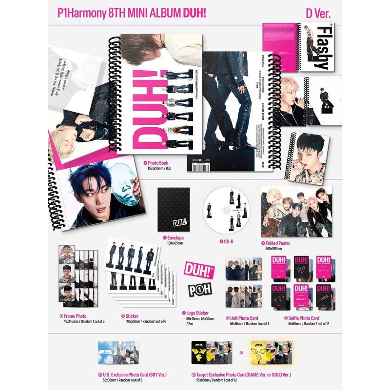 slide 3 of 3, hello82 P1Harmony - DUH! D Ver. (Target Exclusive, CD), 1 ct