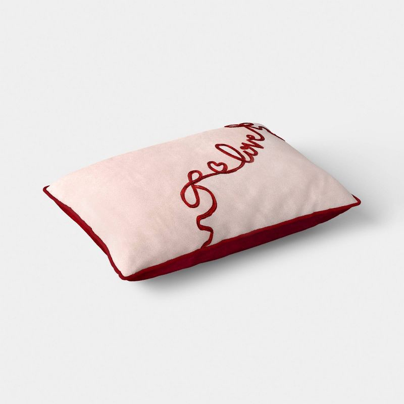 slide 4 of 5, Valentine's Day Lumbar Love Pillow - Threshold™, 1 ct