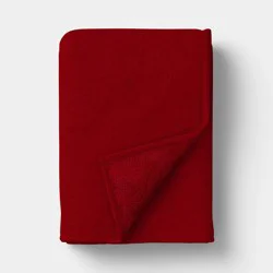 Valentine's Day Gauze Throw with Cozy Reverse Red - Threshold™
