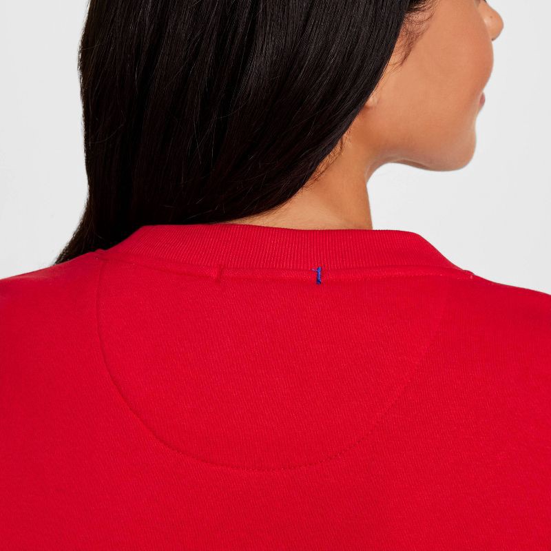 slide 5 of 8, Champion Women's Fleece Sweatshirt - Red Plaid M, 1 ct