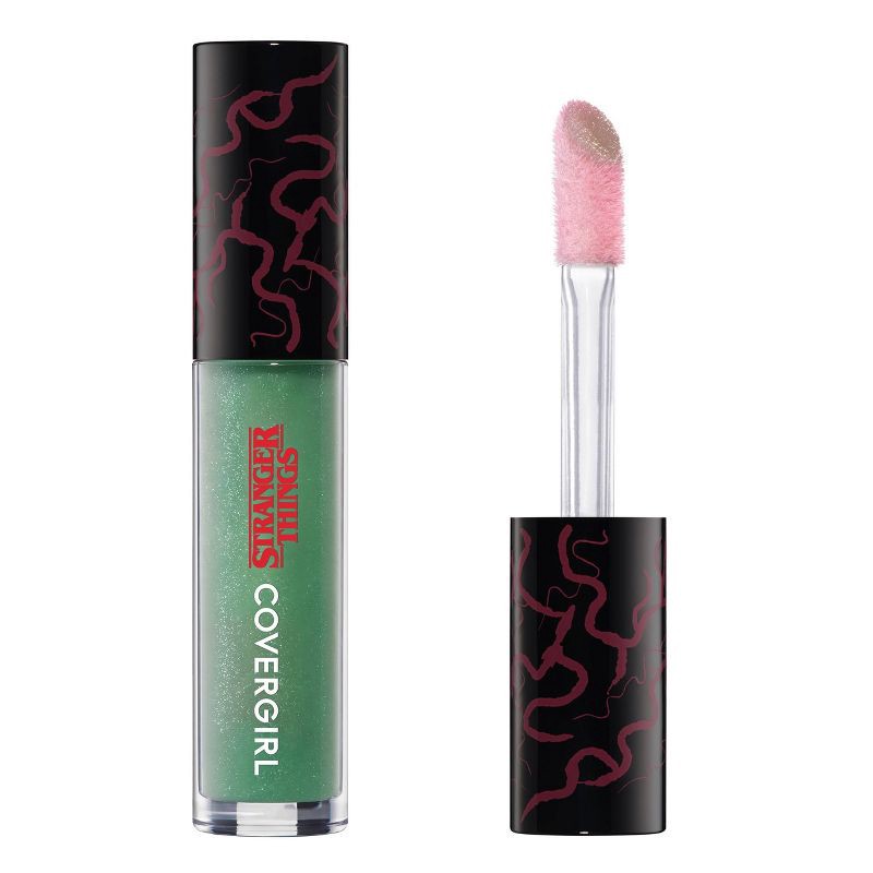 slide 2 of 11, COVERGIRL x STRANGER THINGS The Bite PH Transforming Lip Gloss - 130 Hawkins Lab - 4ml, 4 ml