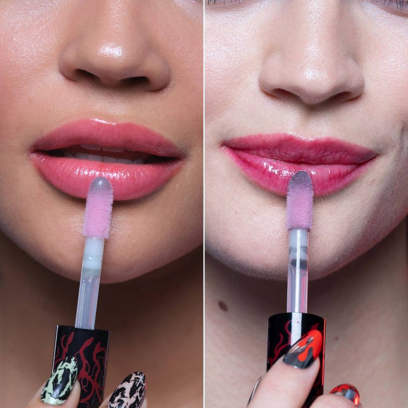 slide 5 of 11, COVERGIRL x STRANGER THINGS The Bite PH Transforming Lip Gloss - 130 Hawkins Lab - 4ml, 4 ml