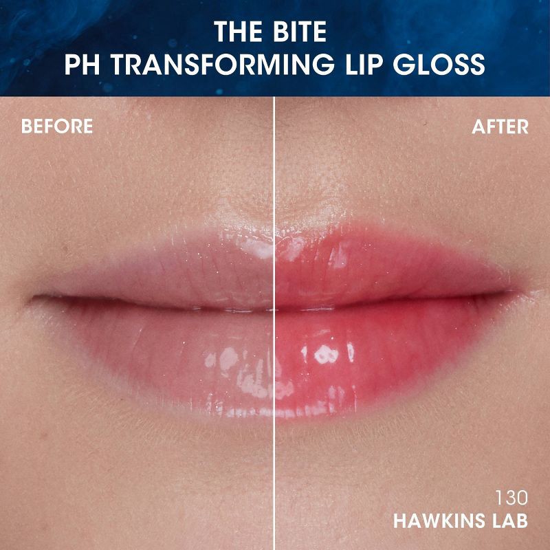 slide 6 of 11, COVERGIRL x STRANGER THINGS The Bite PH Transforming Lip Gloss - 130 Hawkins Lab - 4ml, 4 ml