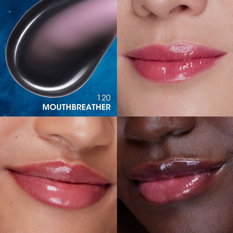 slide 4 of 10, COVERGIRL x STRANGER THINGS The Bite PH Transforming Lip Gloss - 120 Mouthbreather - 4ml, 4 ml