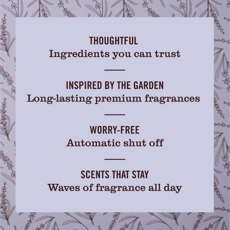 slide 6 of 12, Mrs. Meyer's Clean Day Premium Scented Oil Plug-In Diffuser Air Freshener Refills - Lavender - 0 .67 fl oz/2pk, 2 ct; 0.67 fl oz