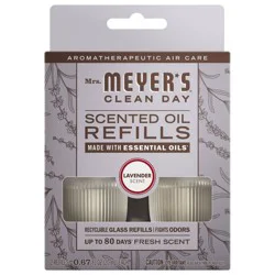 Mrs. Meyer's Clean Day Premium Scented Oil Plug-In Diffuser Air Freshener Refills - Lavender - 0 .67 fl oz/2pk