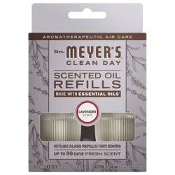 Mrs. Meyer's Clean Day Premium Scented Oil Plug-In Diffuser Air Freshener Refills - Lavender - 0 .67 fl oz/2pk