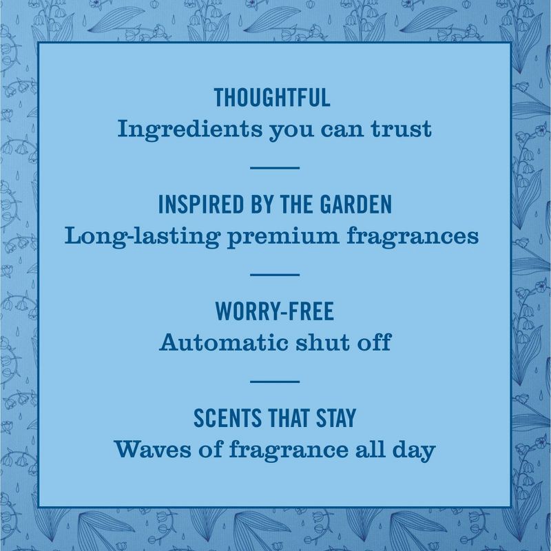 slide 7 of 12, Mrs. Meyer's Clean Day Premium Scented Oil Plug-In Diffuser Air Freshener Refills - Rain Water - 0 .67 fl oz/2pk, 2 ct; 0.67 fl oz