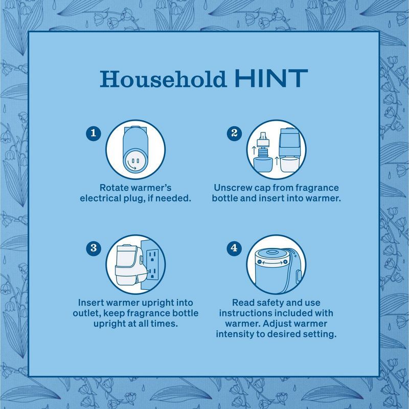 slide 7 of 13, Mrs. Meyer's Clean Day Premium Scented Oil Plug-In Diffuser Air Freshener Starter Kits - Rain Water - 1 Warmer + 1 Refill - 0.67 fl oz, 0.67 fl oz