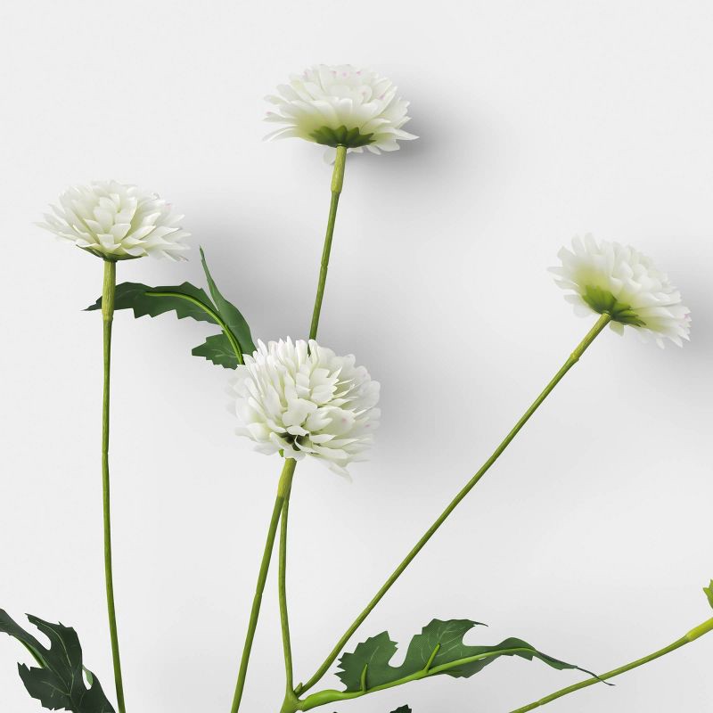 slide 3 of 3, 20" Mini White Daisy Stem - Room Essentials™, 1 ct