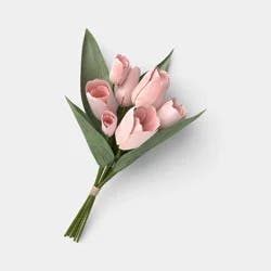 Tulip Artificial Stem Bundle Peach - Room Essentials™