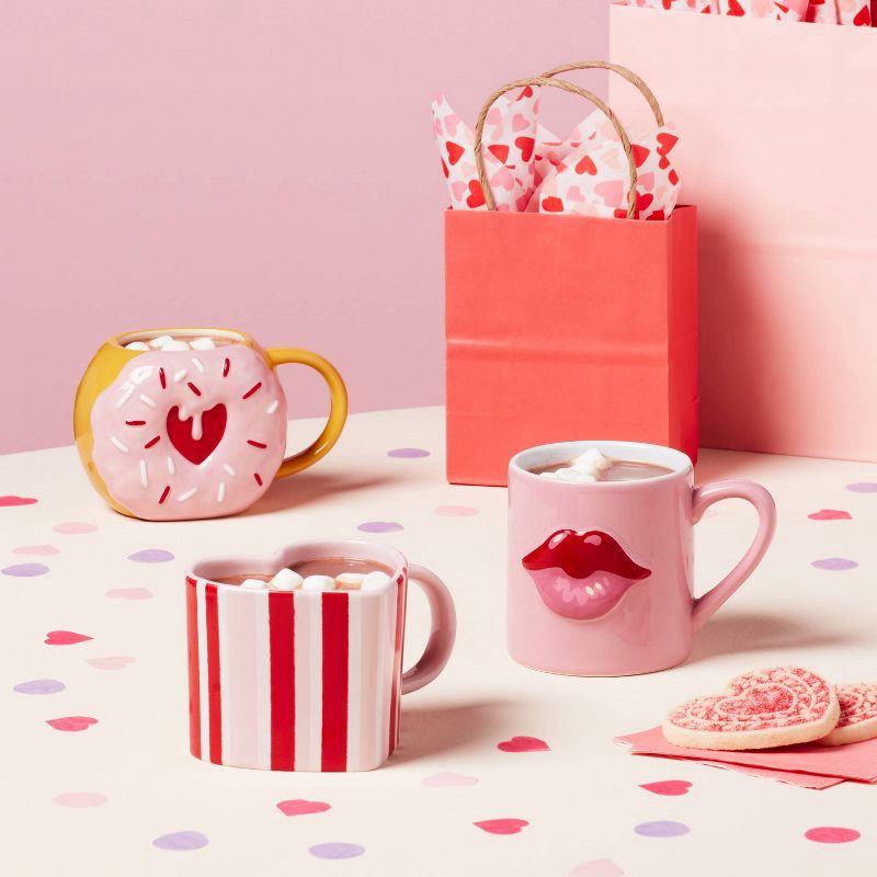 slide 2 of 3, 15.7 fl oz Stoneware Mug - Spritz™, 15.7 fl oz