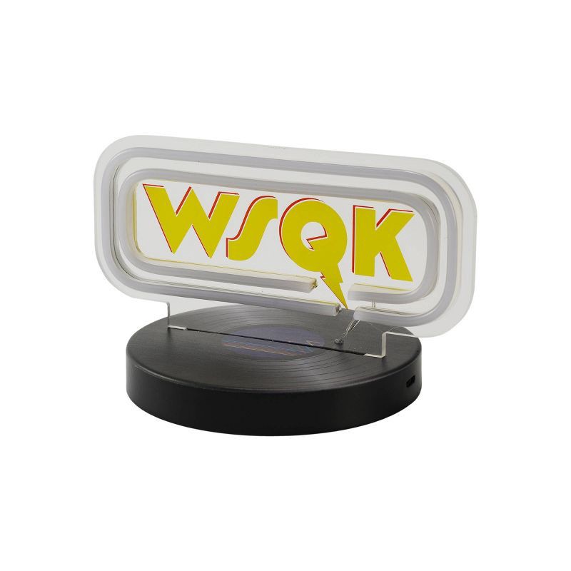 slide 3 of 6, Stranger Things WSQK Radio Station Desktop Neon Logo, 1 ct