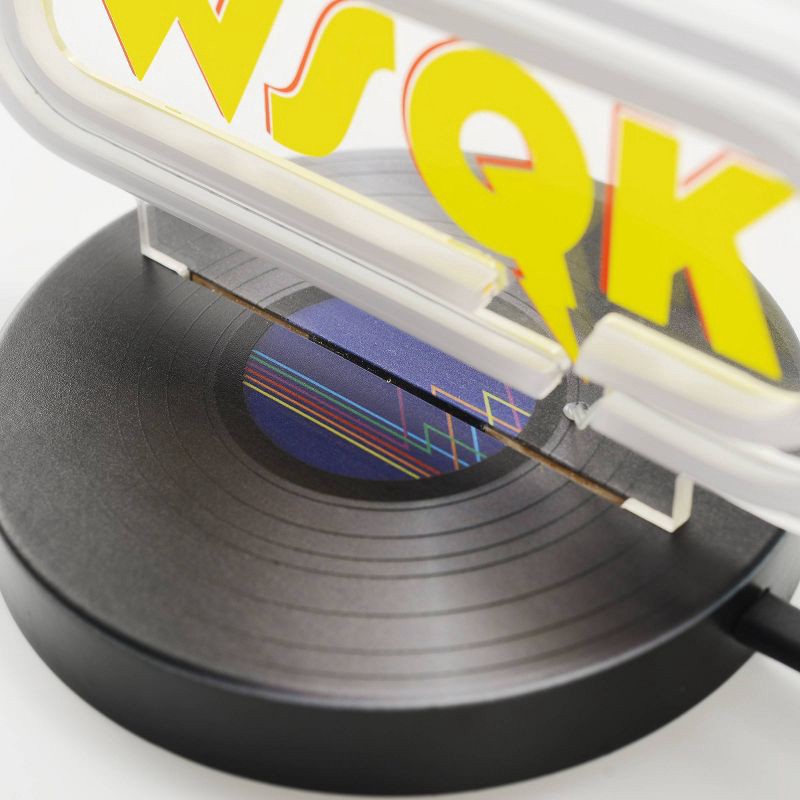 slide 4 of 6, Stranger Things WSQK Radio Station Desktop Neon Logo, 1 ct