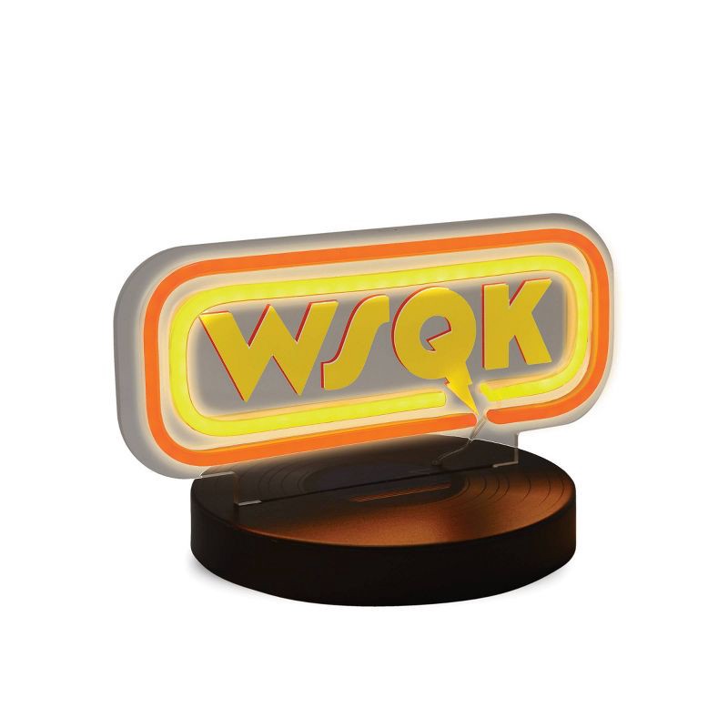 slide 1 of 6, Stranger Things WSQK Radio Station Desktop Neon Logo, 1 ct