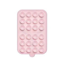 Octobuddy Silicone Suction Cup Phone Case Mount Magnet - Chalk Pink