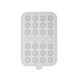 Octobuddy Silicone Suction Cup Phone Case Mount Double-Sided - Transparent