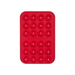 Octobuddy Silicone Suction Cup Phone Case Mount Classic - Red