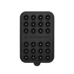 Octobuddy Silicone Suction Cup Phone Case Mount Double-Sided - Black