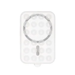 Octobuddy Silicone Suction Cup Phone Case Mount Magnet - Transparent