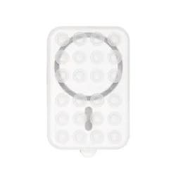 Octobuddy Silicone Suction Cup Phone Case Mount Magnet - Transparent