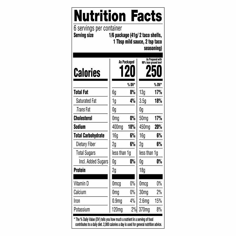 slide 2 of 9, Taco Bell Crunchy Taco Kit - 8.85oz/12ct, 8.85 oz, 12 ct