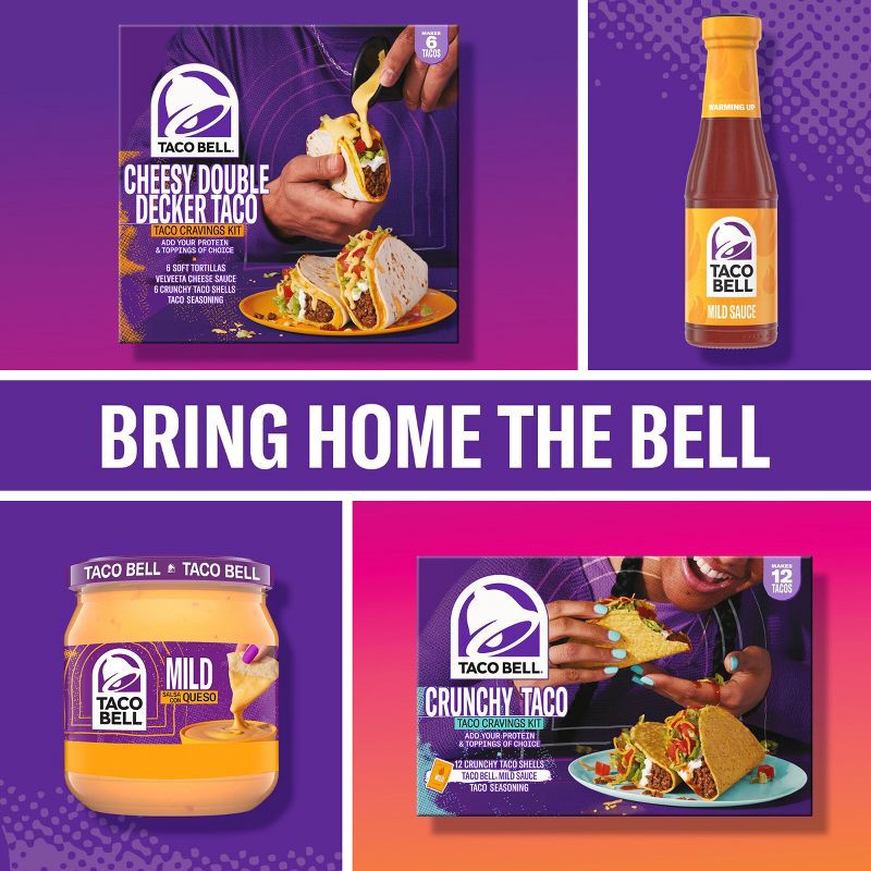 slide 9 of 9, Taco Bell Crunchy Taco Kit - 8.85oz/12ct, 8.85 oz, 12 ct