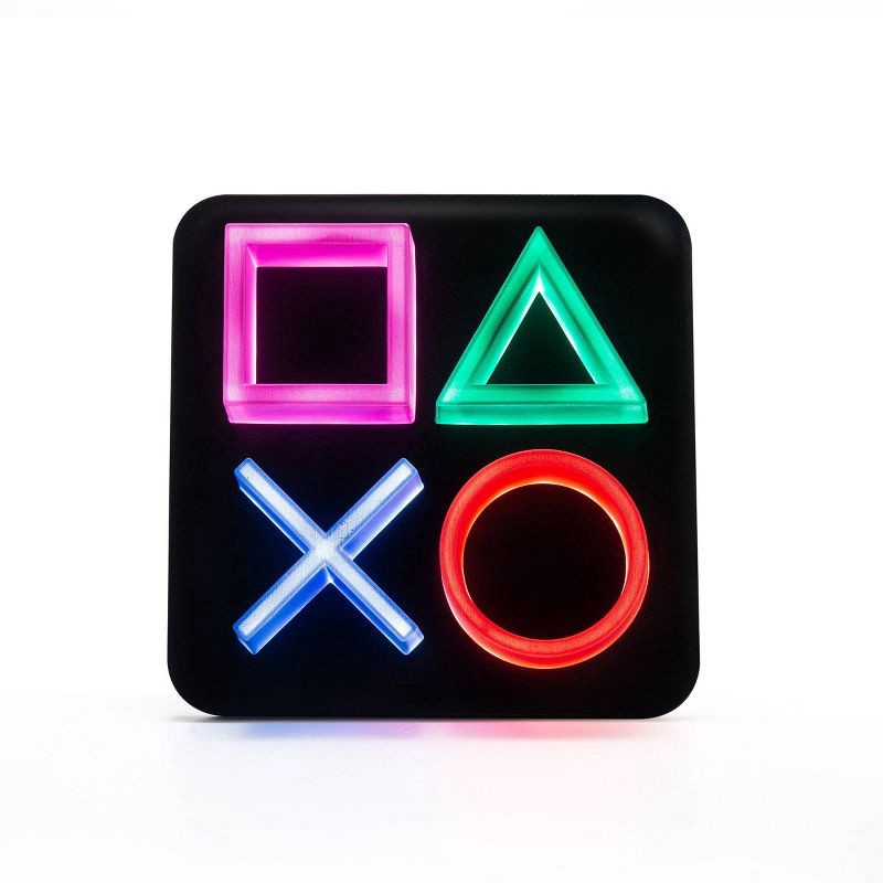 slide 4 of 7, Playstation Icon Wall Desk LED Light, 1 ct
