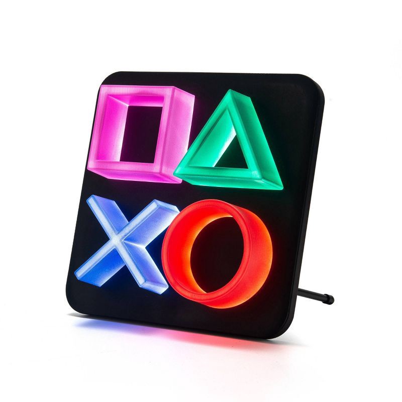 slide 5 of 7, Playstation Icon Wall Desk LED Light, 1 ct