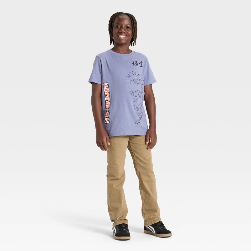 slide 4 of 4, Dragon Ball Z Boys' Dragon Ball-Z Short Sleeve Front and Back Graphic T-Shirt Blue XL, 1 ct