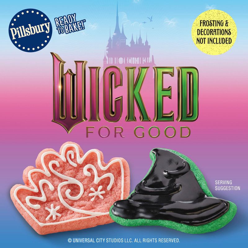 slide 2 of 7, Pillsbury Wicked Sugar Cutout Cookies - 6oz/10ct, 10 ct; 6 oz