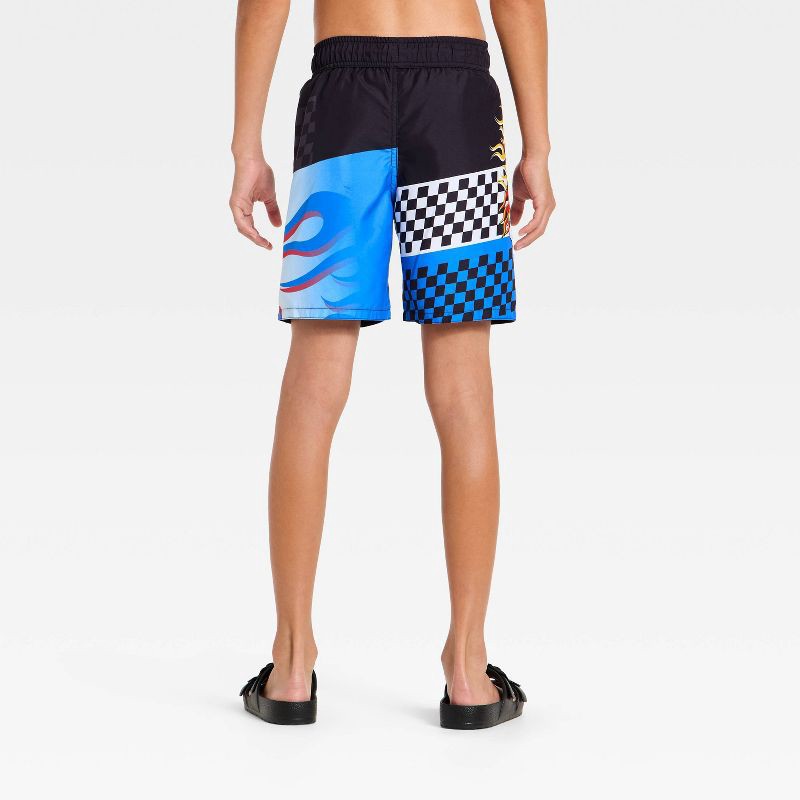 slide 2 of 3, Boys' Mattel Swim Shorts - Black M, 1 ct