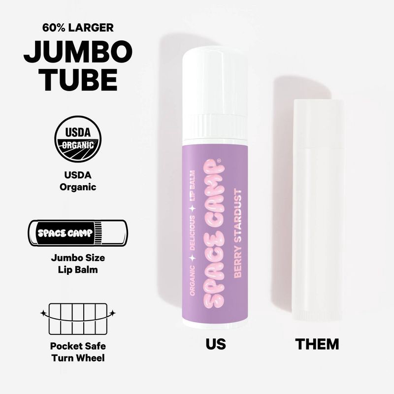 slide 4 of 9, Space Camp Wellness Berry Stardust Lip Balm - 0.25oz, 0.25 oz