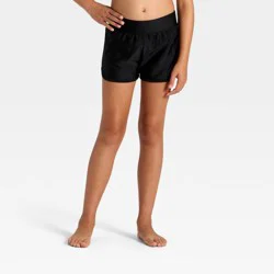 Girls' Swimsuit Shorts Cover-Up - Cat & Jack™ Black S