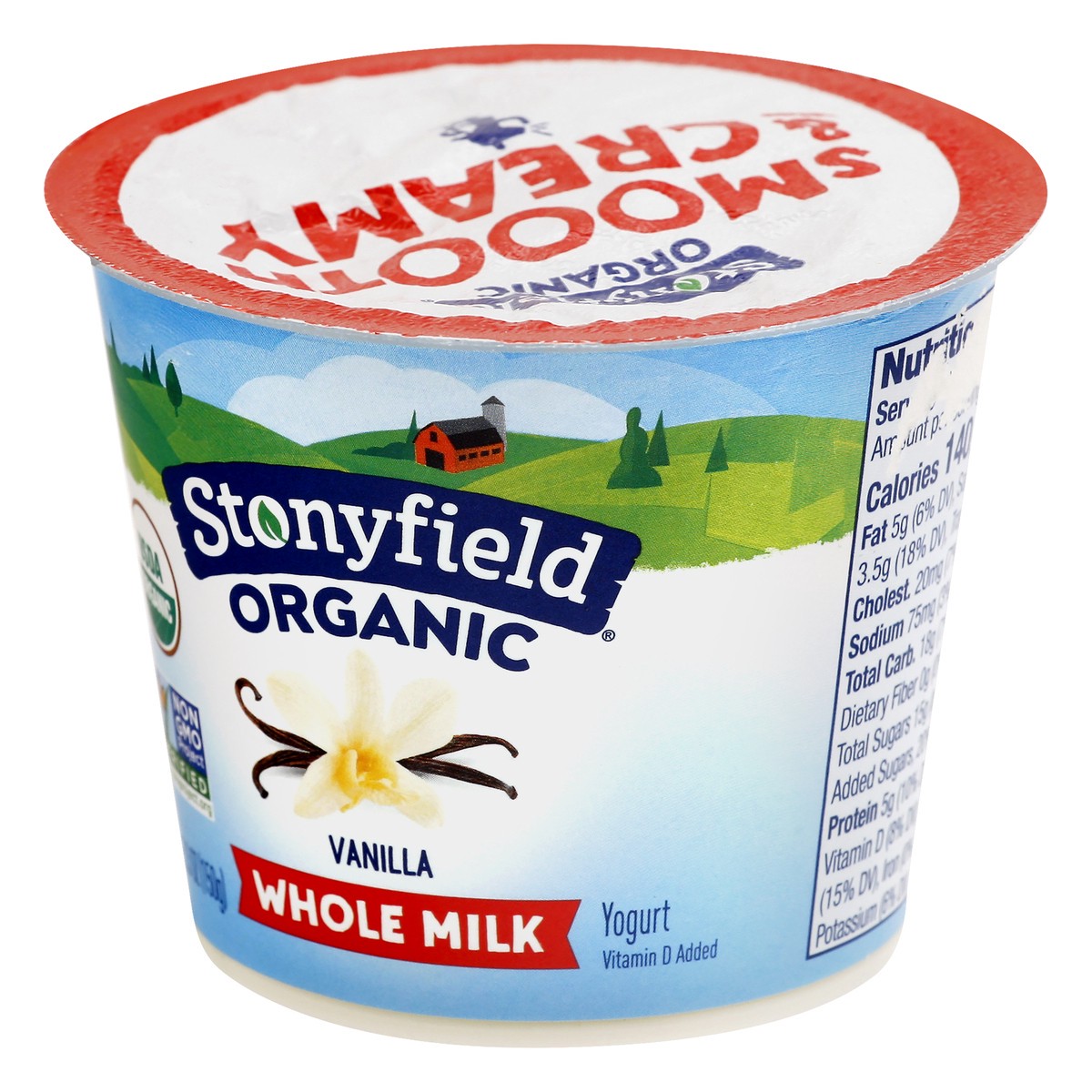 slide 10 of 10, Stonyfield Organic Whole Milk Vanilla Yogurt 5.3 oz, 5.3 oz