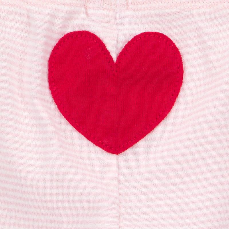 slide 2 of 3, Carter's Just one you® Baby Girls' 2pc Long Sleeve Valentines Day Sweetheart T-Shirt and Pull-On Pants Set - Pink/White 3M, 2 ct