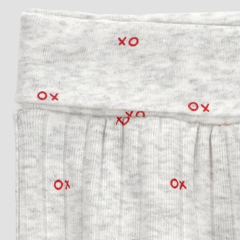 slide 3 of 3, Carter's Just One You® Baby 2pc Valentines' Day Neutral Cardigan Set - Gray 6M, 2 ct