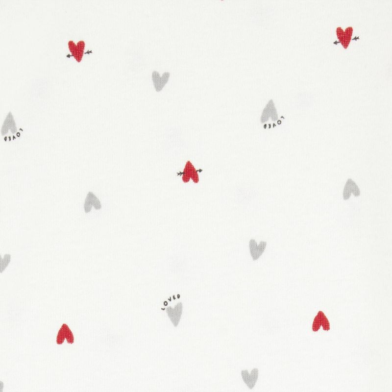 slide 2 of 3, Carter's Just one you® Baby 2pk My First Valentines Day Bodysuit - Red/White 6M, 2 ct