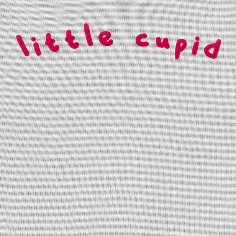 slide 3 of 3, Carter's Just one you® Baby Boys' 2pc Valentines Day Little Cupid Striped Sweater and Pants Set - Gray 3M, 2 ct