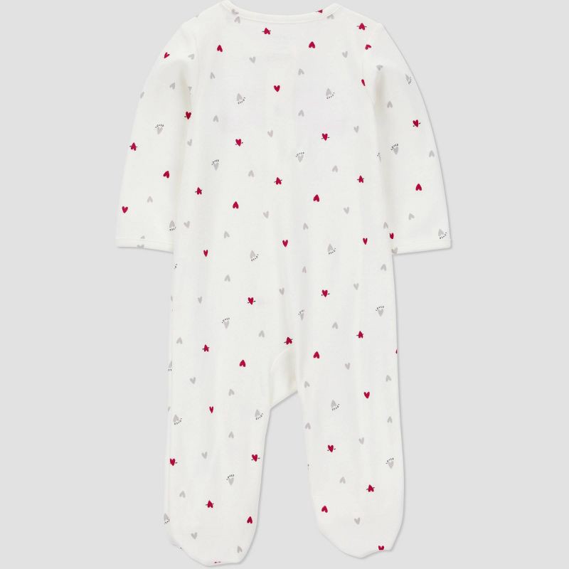 slide 4 of 4, Carter's Just One You® Baby Boys' Little Valentine Sleep N' Play with Hat - White Newborn, 1 ct