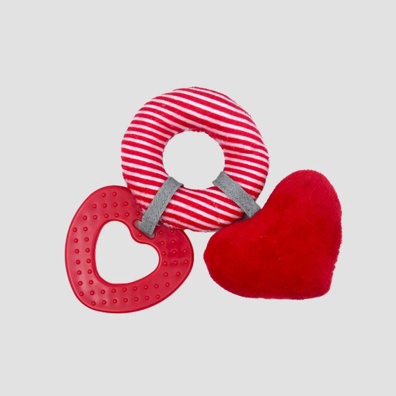 Carter's Just One You® Baby Valentines Day Heart Teether - Red 1 ct | shipt