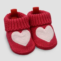 Carter's Just One You® Baby Valentines Day Booties - Red Newborn