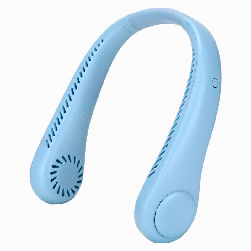 slide 1 of 8, IJoy Cool Down Portable Neck Fan - Blue, 1 ct