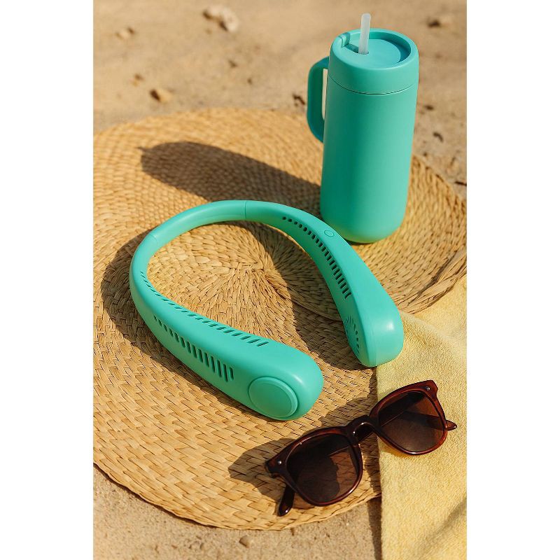 slide 6 of 6, IJoy Cool Down Portable Neck Fan - Teal, 1 ct
